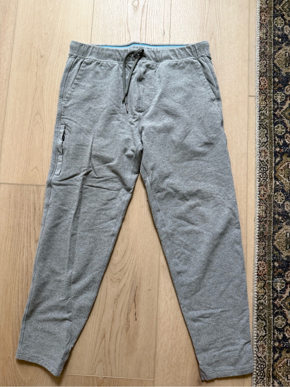 Mack Weldon Men's Gray Knit Jogger Pants